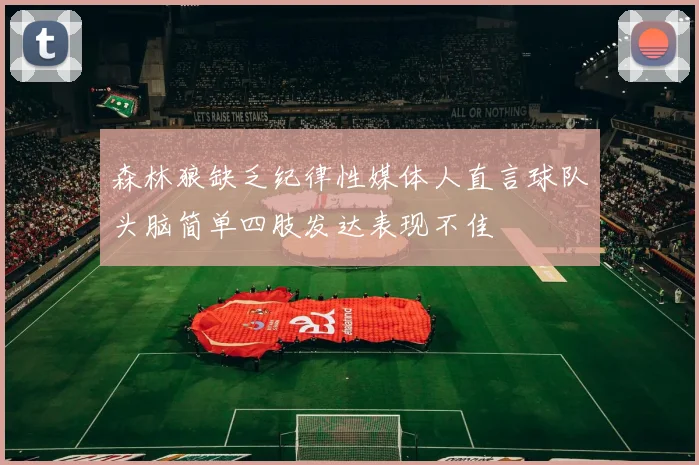 森林狼缺乏纪律性媒体人直言球队头脑简单四肢发达表现不佳