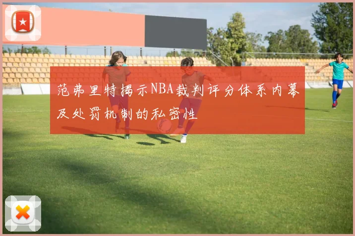 范弗里特揭示NBA裁判评分体系内幕及处罚机制的私密性